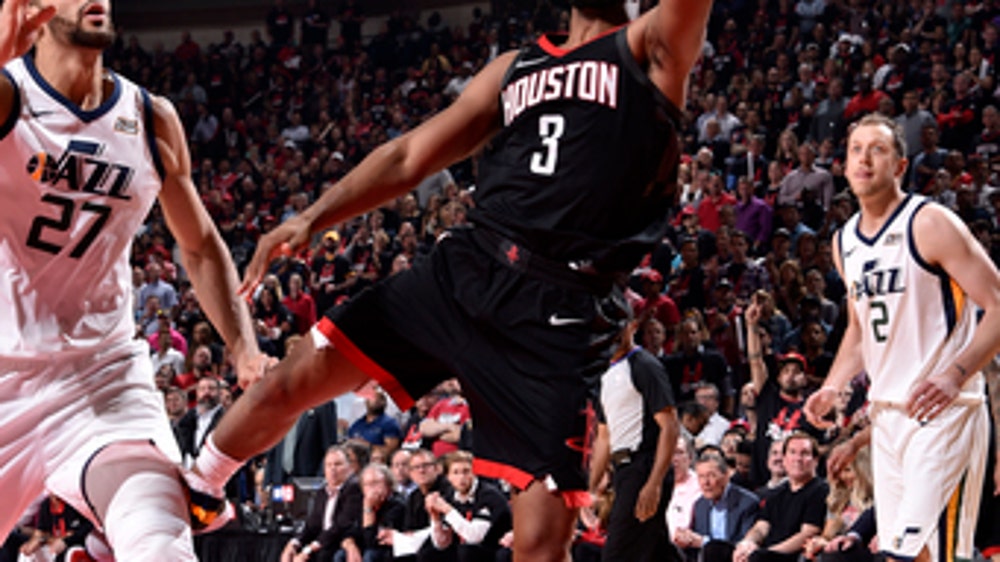 Paul scores 41 as Rockets eliminate Jazz 112-102