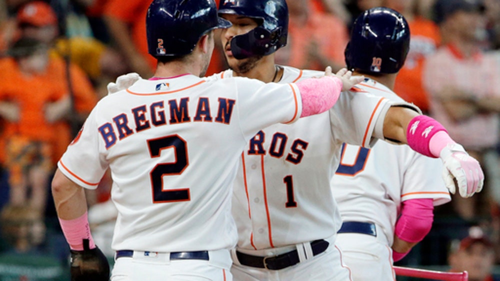 Keuchel's 7 shutout innings lead Astros over Rangers 6-1 (May 13, 2018)