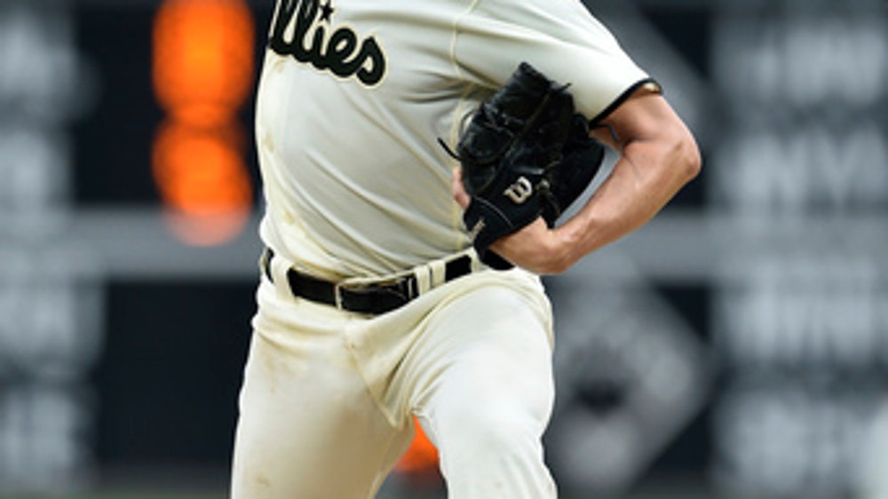 Nola takes no-no into 7th, Phils top Jays and lead NL East