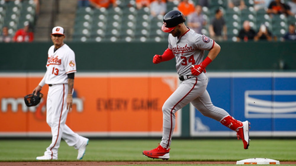 Harper’s 17th HR sparks Nationals past Orioles 3-2