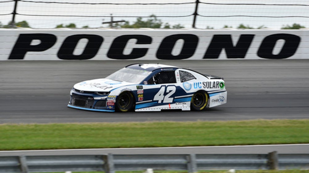 Kyle Larson claims the pole at his home track in Sonoma