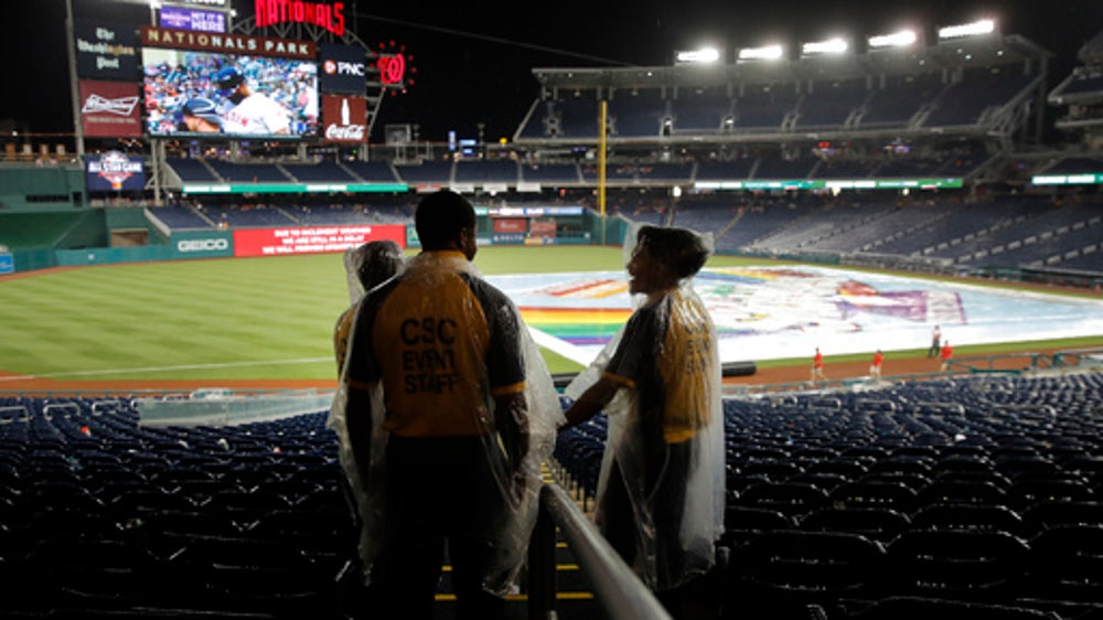 Orioles weather long rain delay in 3-0 win over Nationals