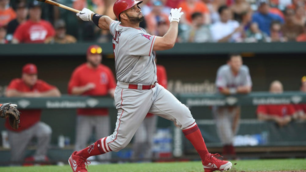 Pujols, Angels use 5-run 8th inning to rally past O’s 6-2