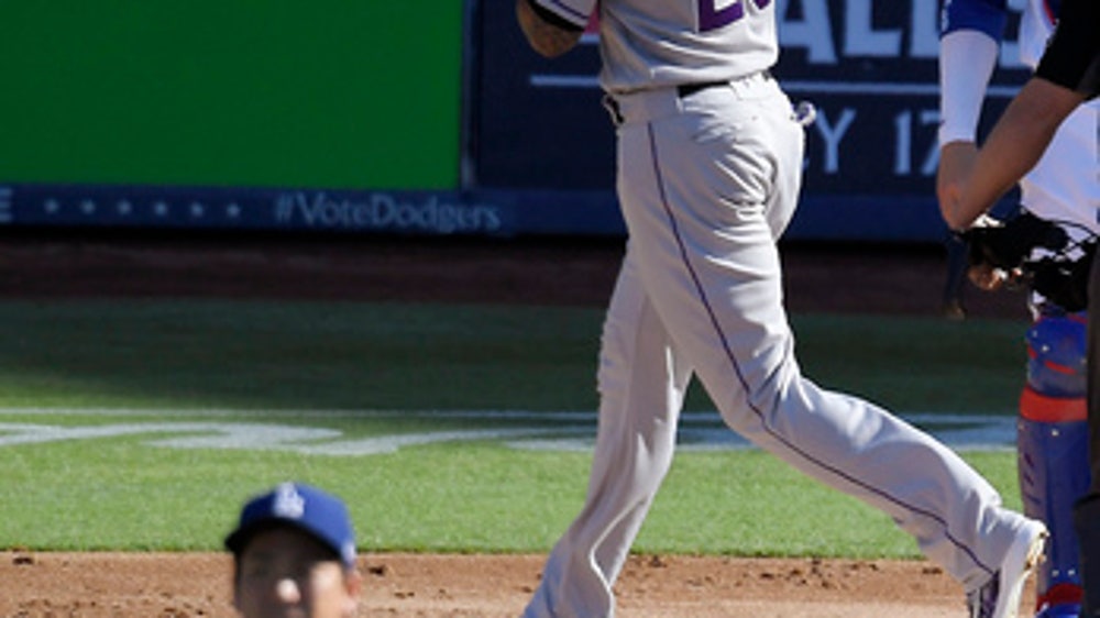 Marquez pitches Rockies to 3-1 win over Dodgers