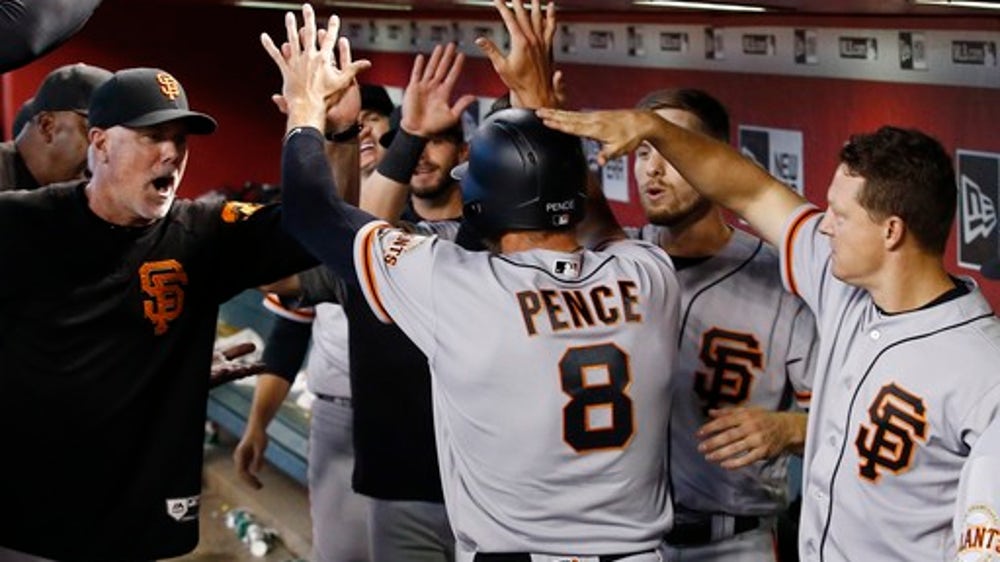 Giants outslug Diamondbacks for series sweep