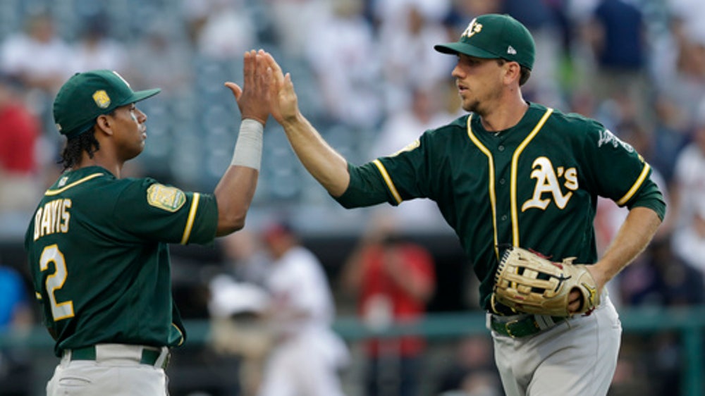 Piscotty homers in 11th, Athletics rally past Indians 6-3