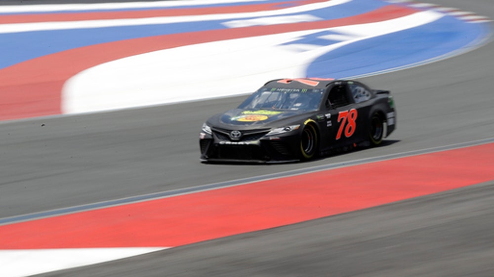 The Latest: Truex wins first stage at Kentucky Speedway