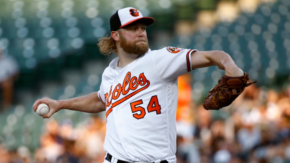 Orioles put pitcher Andrew Cashner on DL with neck strain