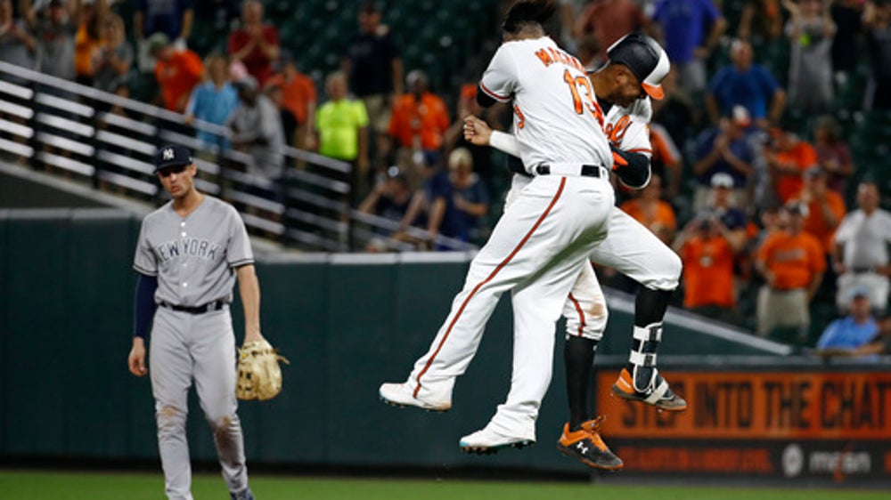 Machado hits 2 HRs, Orioles beat Yankees 6-5