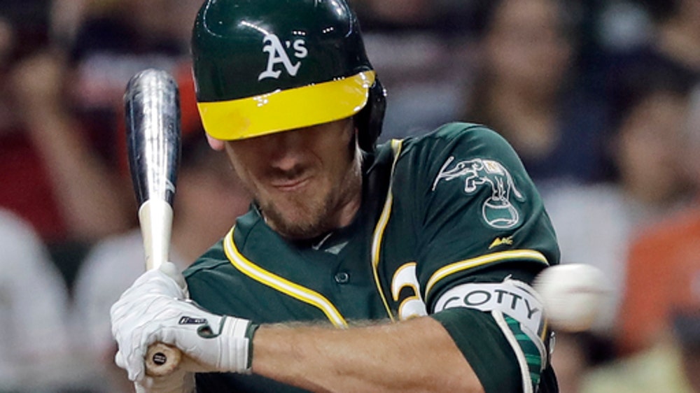 Pinder, Davis lead Athletics to 8-3 win over Astros
