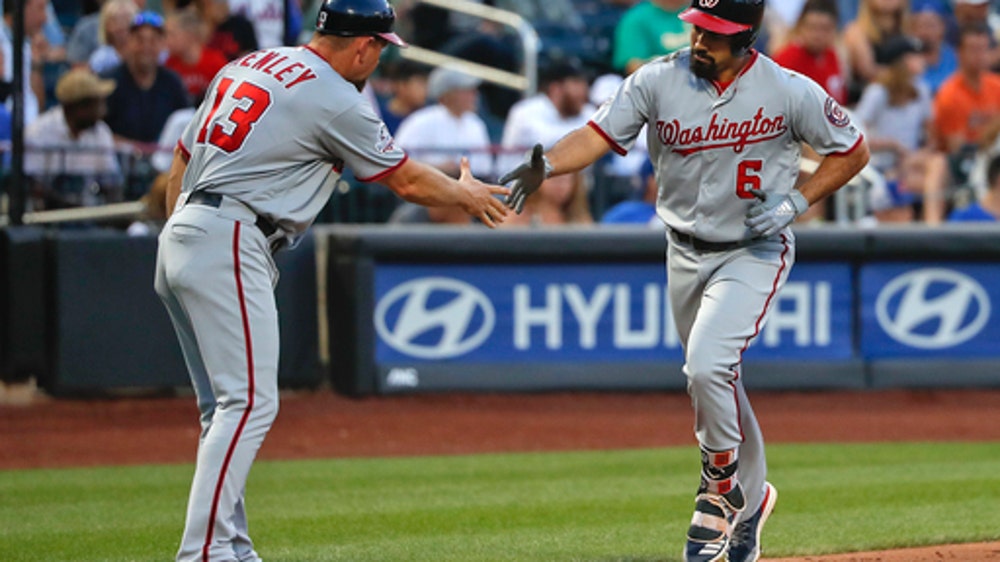 Scherzer, HRs by Rendon, Harper lead Nationals over Mets 5-4