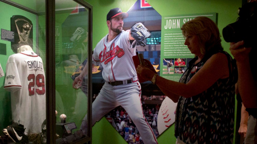 Change, tradition; a walk through the Baseball Hall of Fame