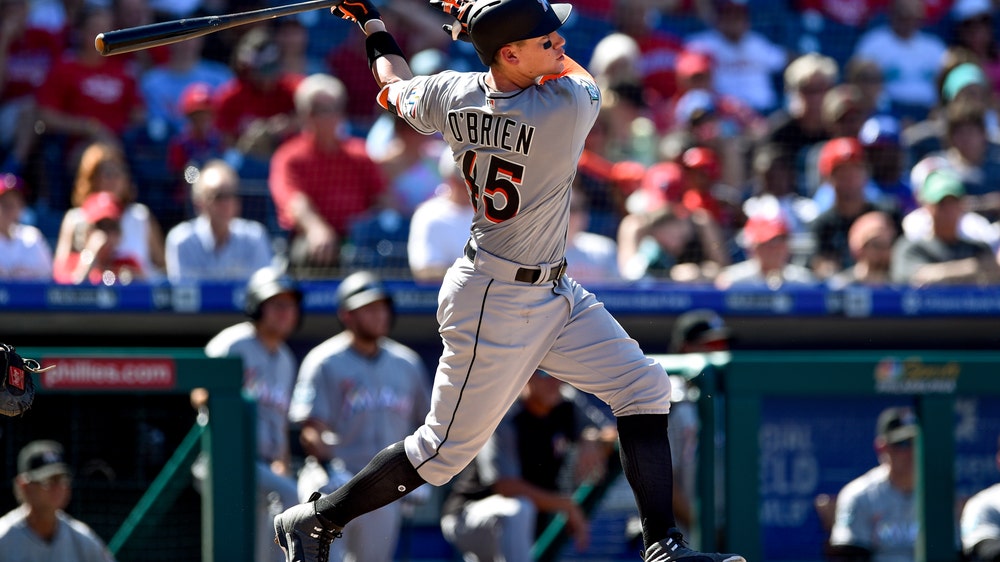 O’Brien, Marlins keep Phillies from moving up with 6-4 win