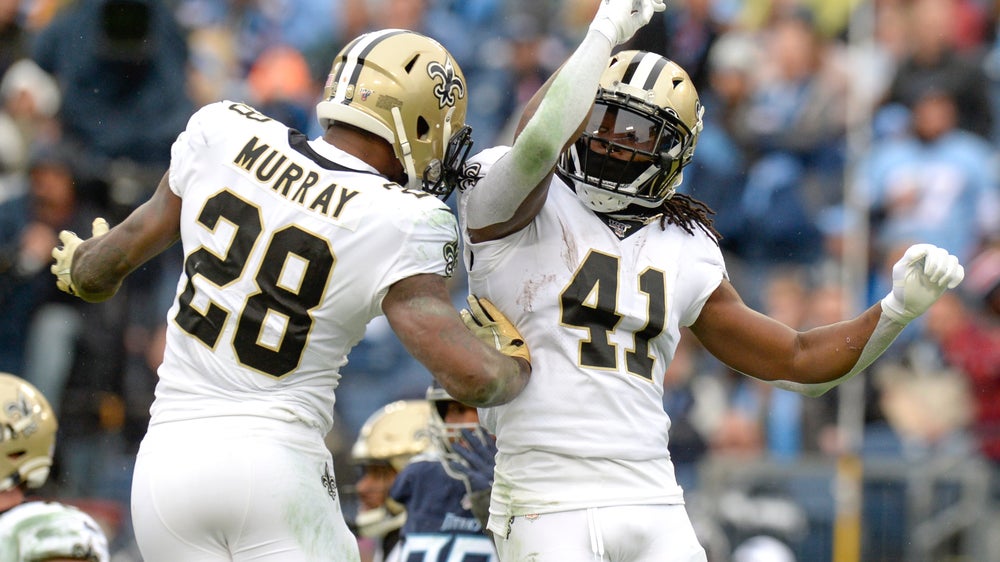 Saints chasing NFC's top seed rally to beat Titans 38-28