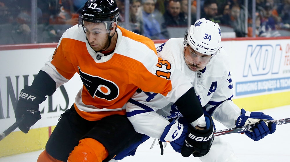 Giroux, Flyers beat Maple Leafs 6-1 for 5th straight win