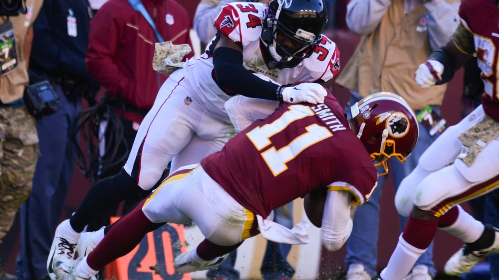 Flags, injuries, bad 'D' hurt Skins in 38-14 loss to Falcons
