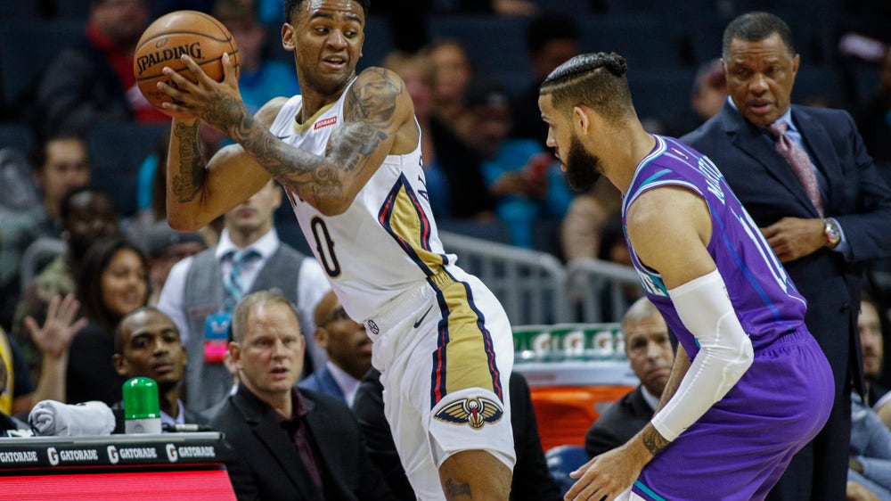Pelicans overcome 26 turnovers to beat Hornets 115-110