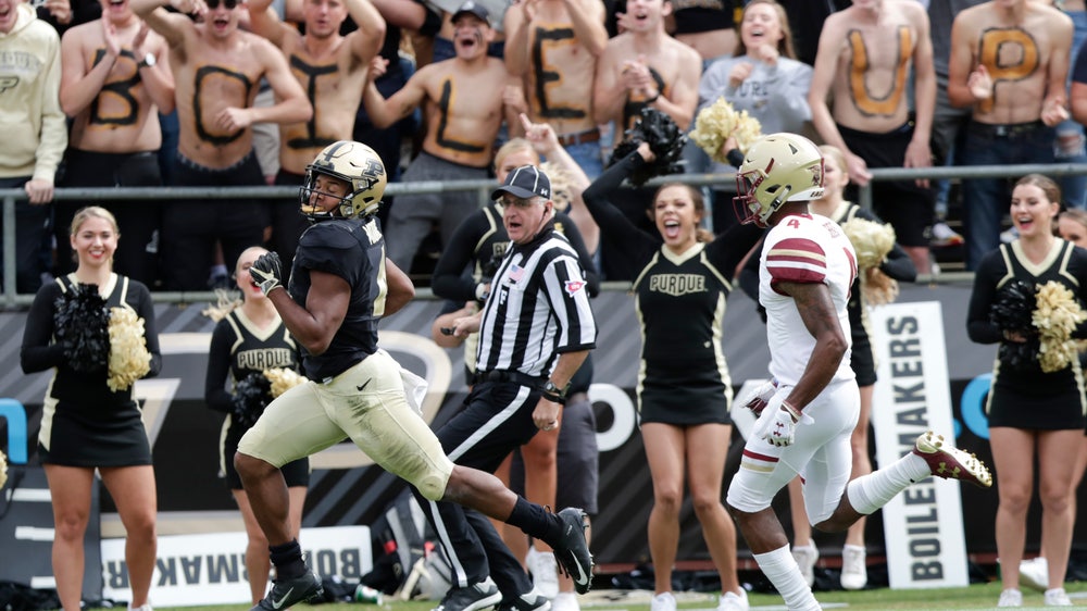 Moore, Purdue hand No. 23 Boston College 1st loss, 30-13