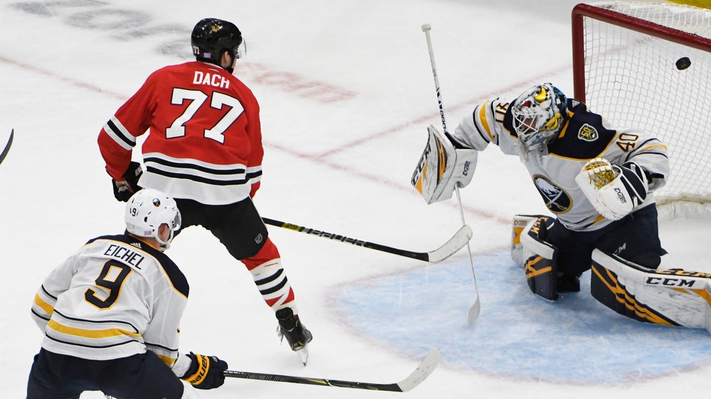 Kane, Dach lead Blackhawks past Sabres 4-1