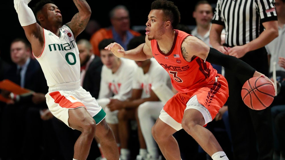 Alexander-Walker leads No. 12 Virginia Tech past Miami 82-70