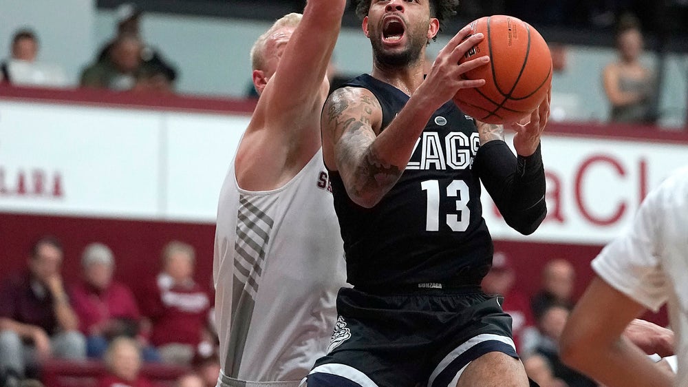 No. 4 Gonzaga cruises past Santa Clara 98-39
