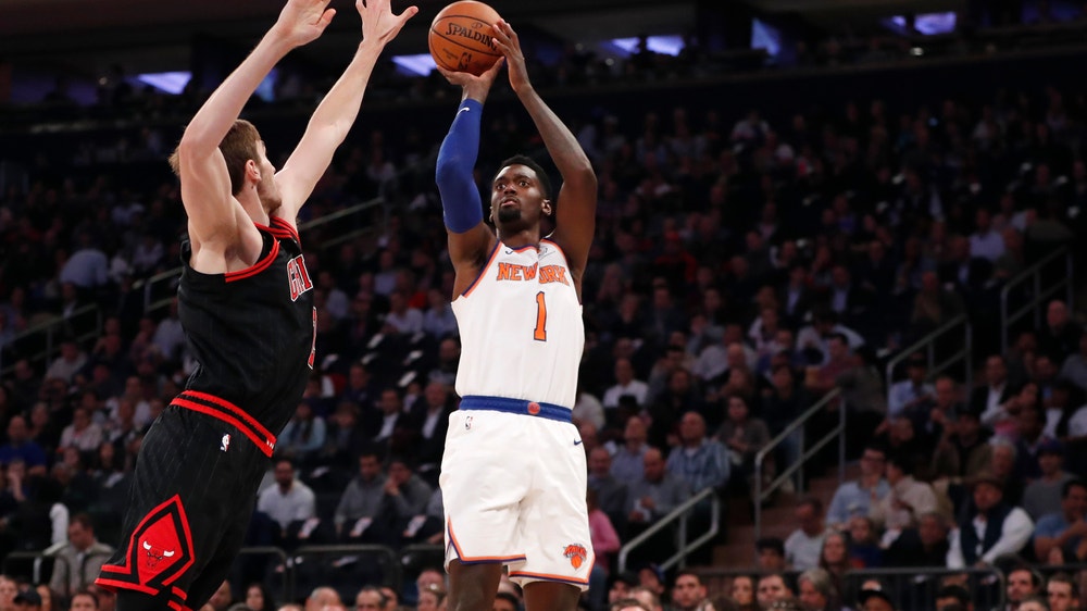 Portis, Knicks beat Bulls 105-98 for 1st win of season