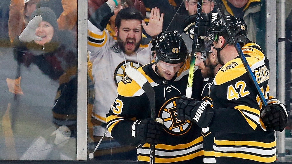Krejci’s late goal helps Bruins extend points streak to 19