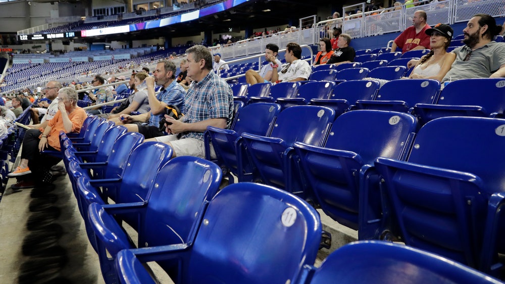 MLB attendance down another 1.4%, 4th straight drop
