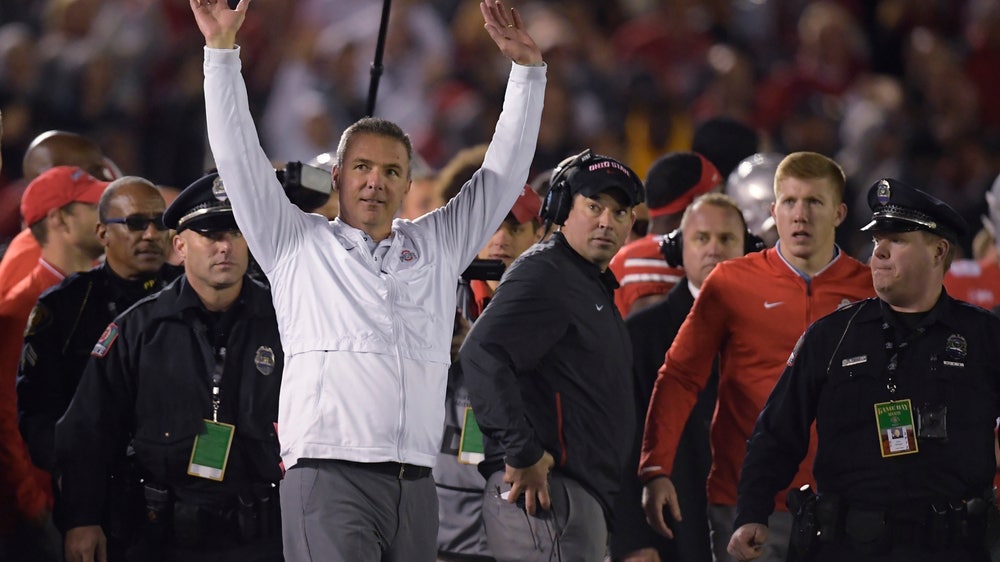 Meyer exits a winner, Buckeyes tops Huskies at Rose Bowl