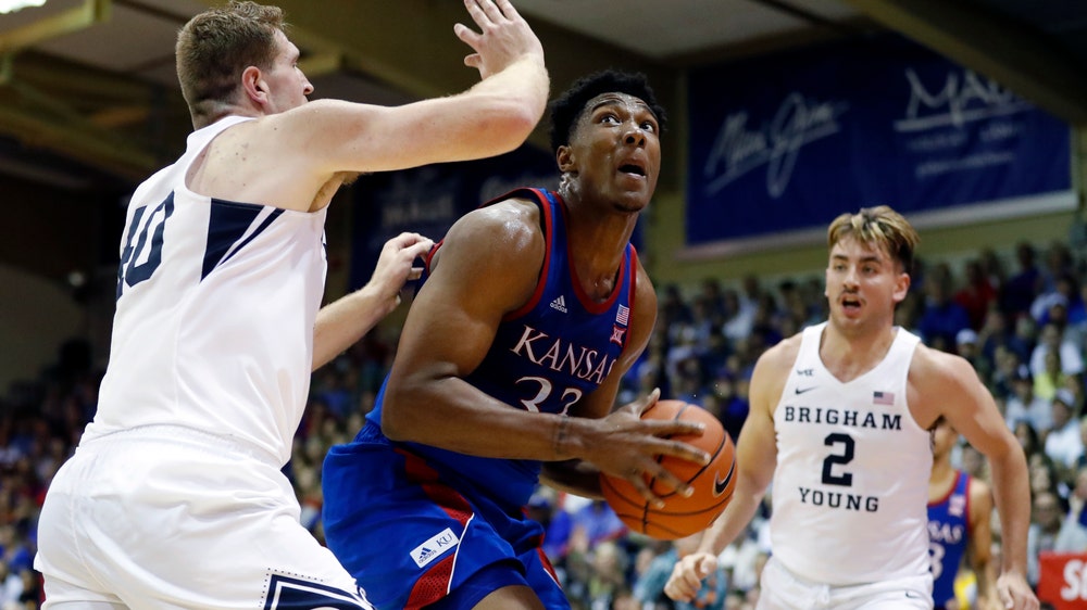 No. 4 Kansas beats BYU 71-56 for spot in Maui title game