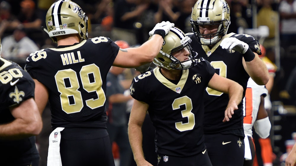 Lutz’s 44-yard field goal lifts Saints past Browns 21-18