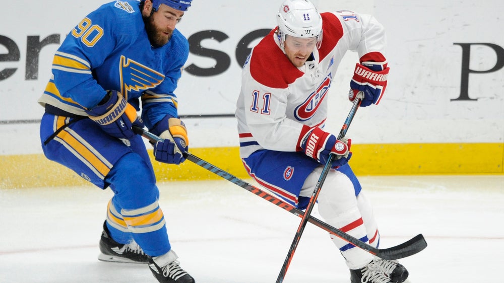 Canadiens use big 2nd period to beat slumping Blues 5-2
