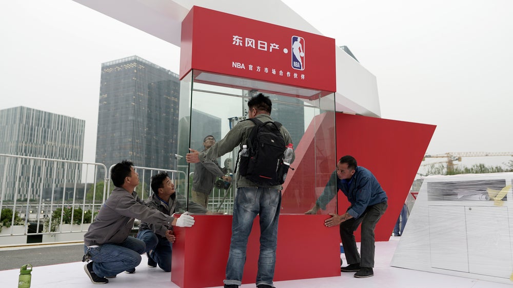 NBA postpones media sessions in Shanghai amid China rift