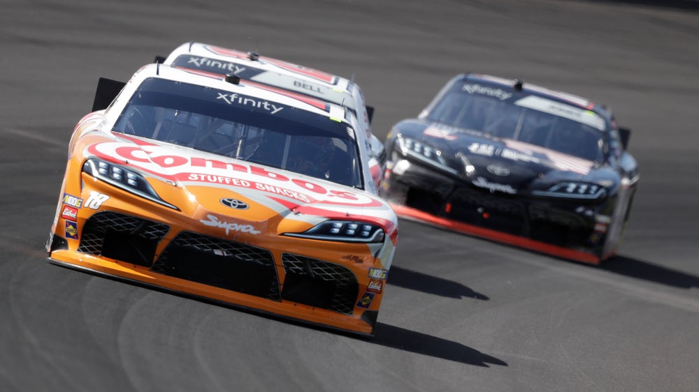 Kyle Busch holds off Allgaier to win Xfinity race at Indy