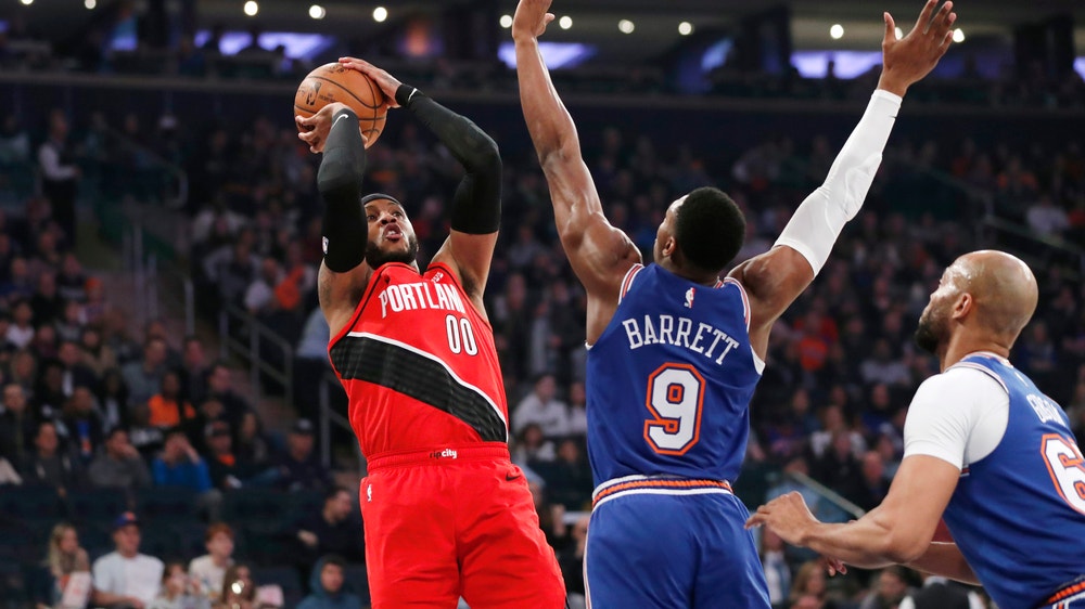 Knicks spoil Anthony's return to MSG, win 3rd straight
