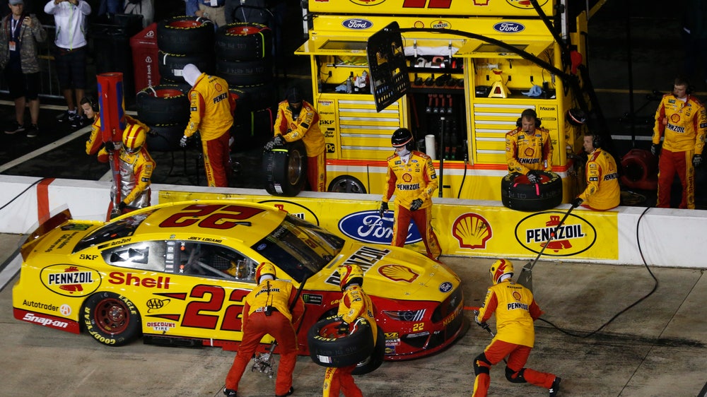 The Latest: Busch grabs early lead at Richmond Raceway