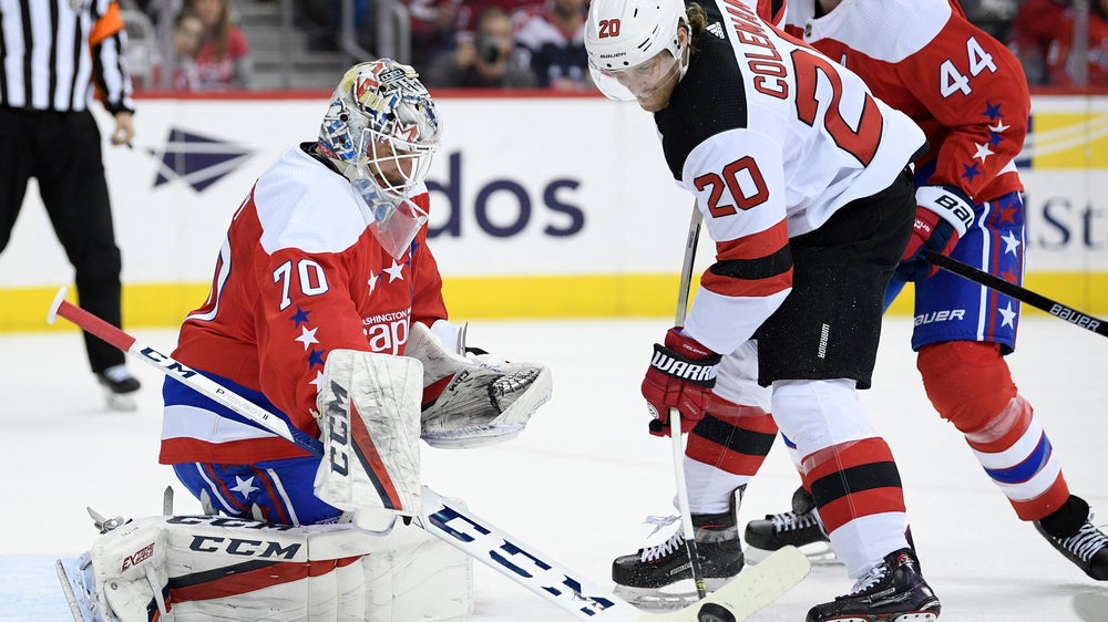 Holtby, Capitals blank Devils 3-0 for 6th straight win