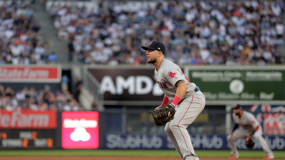 Red Sox 1B Steve Pearce exits game vs Yanks with back spasms