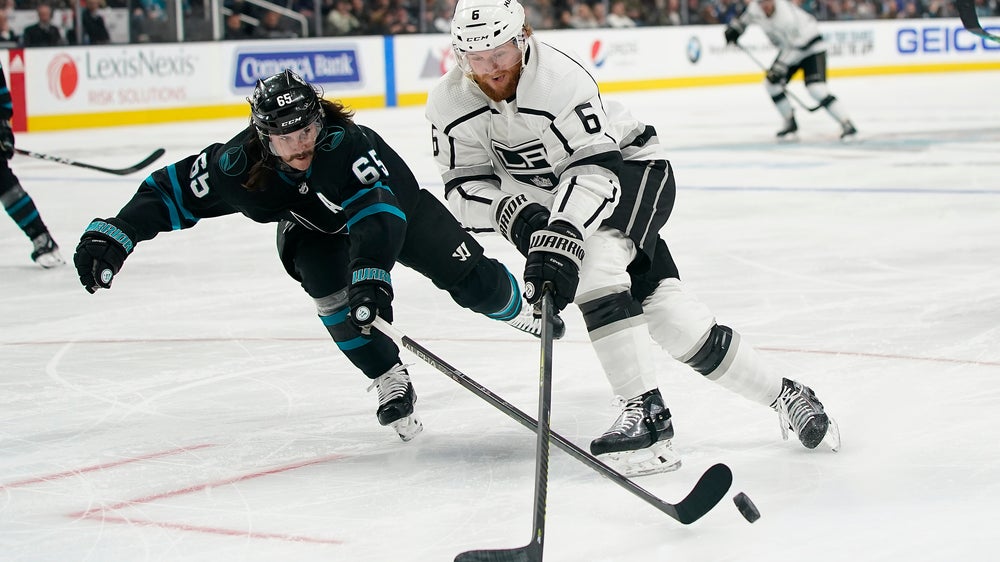 Frk scores 2 in debut for Kings in 3-2 OT win over Sharks