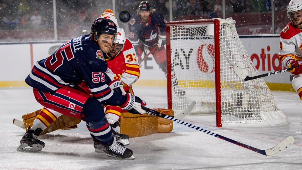 Little lifts Jets past Flames 2-1 in OT in Heritage Classic