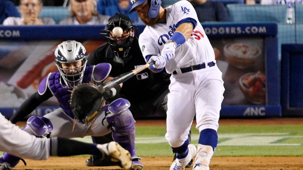 Dodgers rally on HRs by Martin, Freese to beat Rockies 5-3
