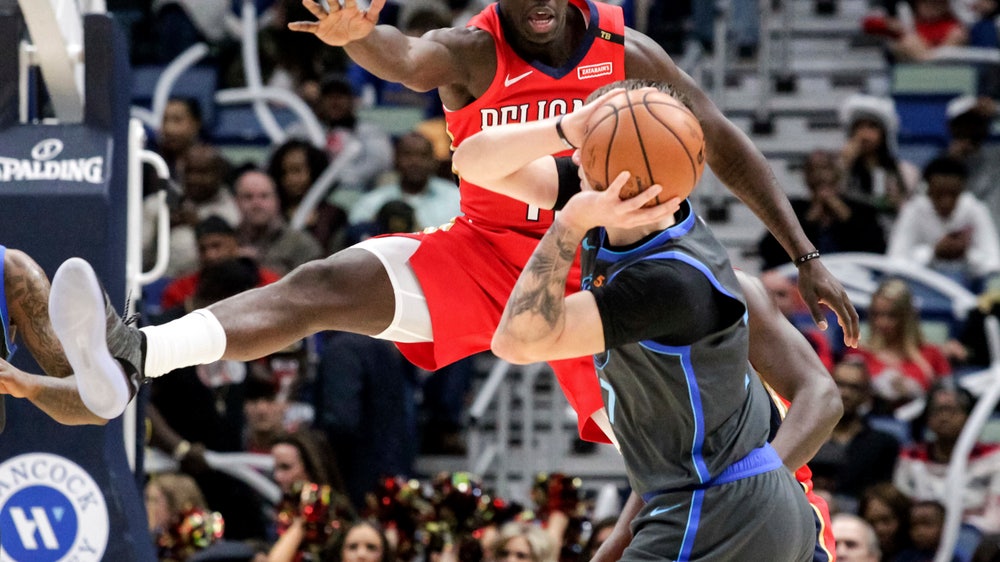 Randle, Davis push Pelicans past Mavericks 132-106