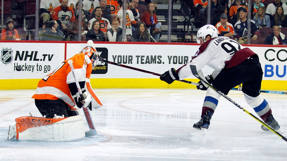 Rantanen scored twice, leads Avalanche past Flyers 4-1