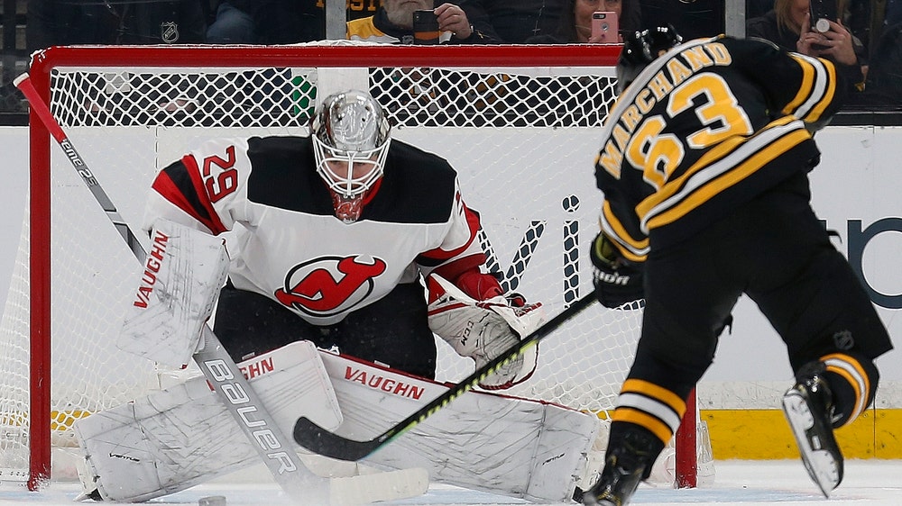 Marchand’s goal keeps Bruins rolling with 1-0 win vs. Devils