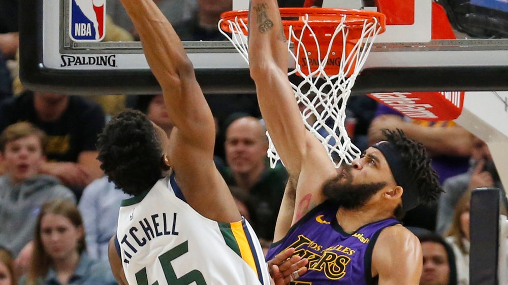 Mitchell dominates, Jazz beat Lakers 113-95