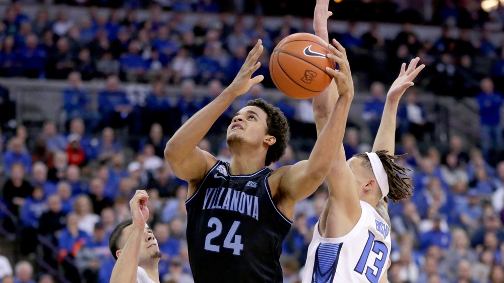 Gillespie scores 24, leads No. 16 'Nova past Creighton 64-59