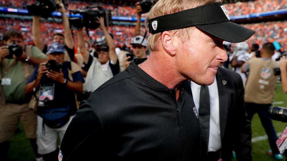 Gruden says no regrets over Mack trade despite 0-2 start