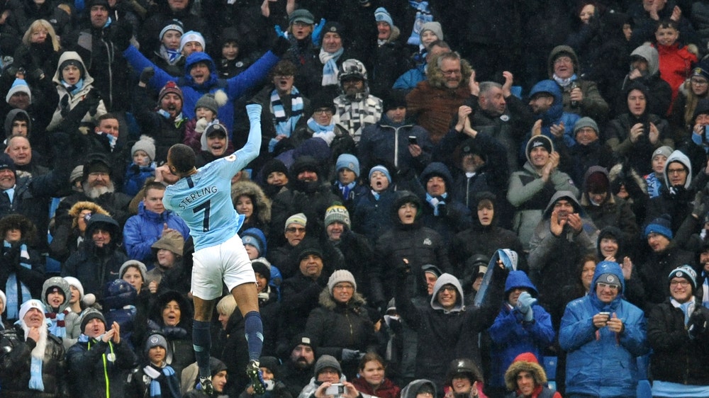 Jesus double leads Man City past Everton 3-1