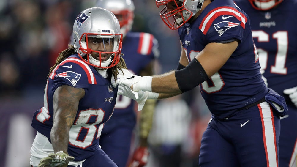 Patriots' Patterson has become revelation out of backfield