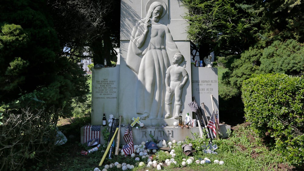 70 years after Babe Ruth’s death, fans still flock to grave